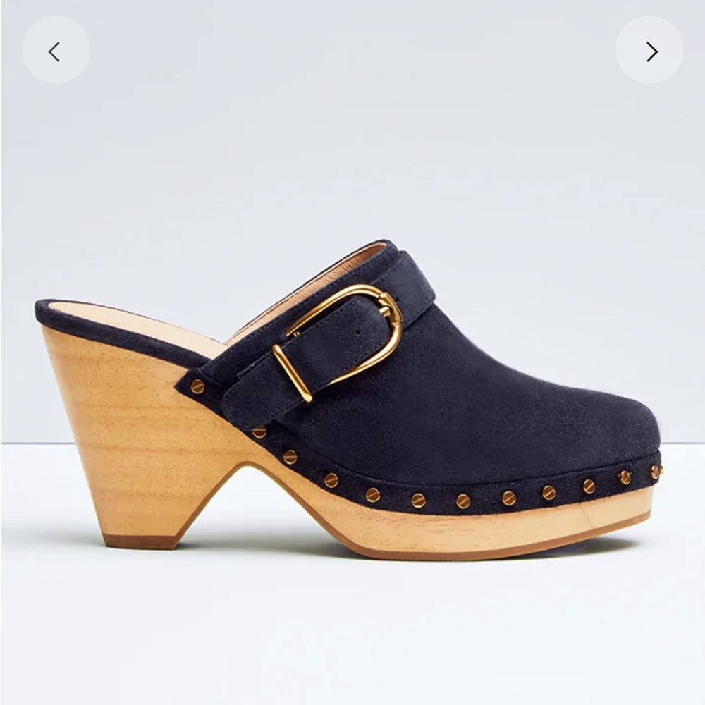Veronica Beard Hendrix Clog in Eclipse